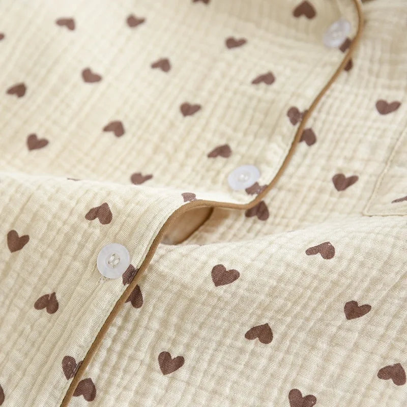 Pyjamas 2-Piece 100% Cotton Cute Bear Print