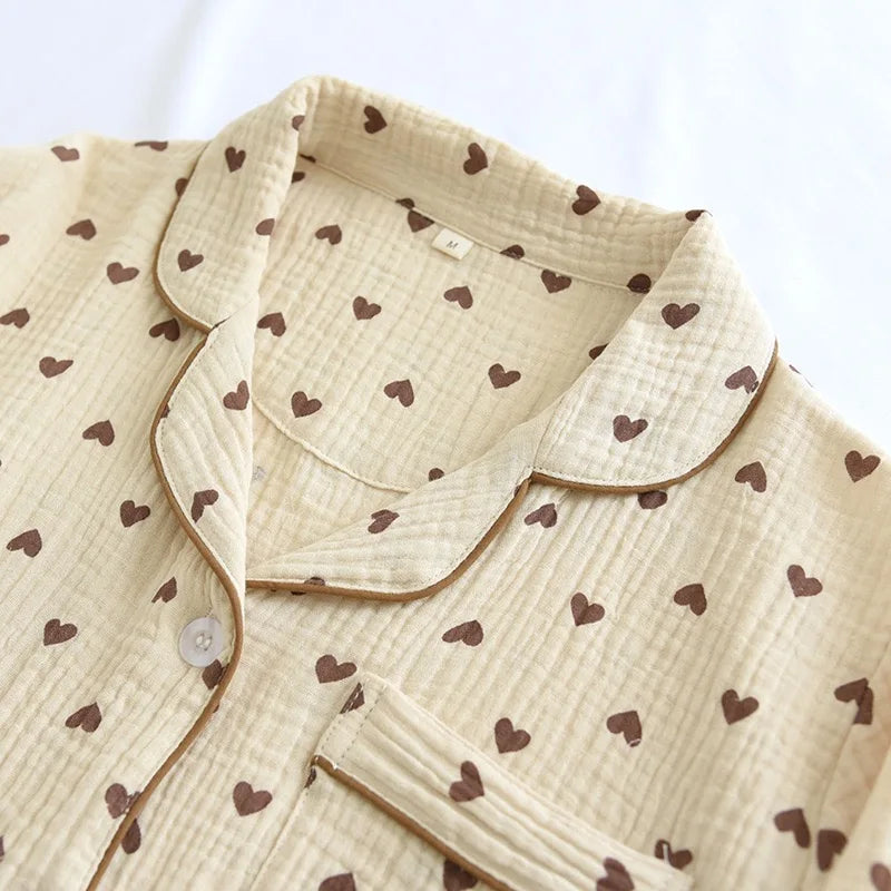 Pyjamas 2-Piece 100% Cotton Cute Bear Print