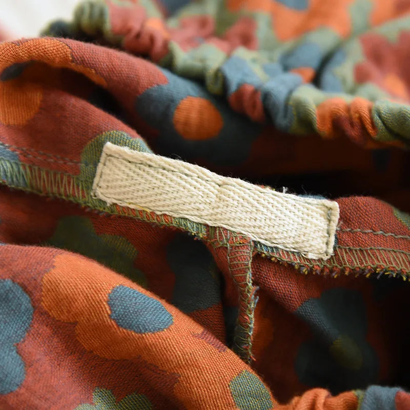 Three Piece Set Thin Crepe Ladies Short Sleeves+Shorts+Pants