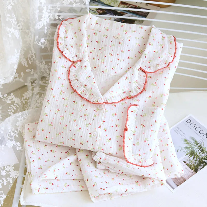 Pyjamas 2-Piece 100% Cotton Cute Bear Print