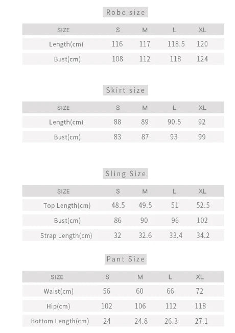 Chic Five piece set with cherry pyjama