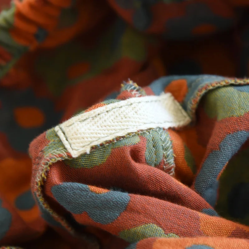 Three Piece Set Thin Crepe Ladies Short Sleeves+Shorts+Pants