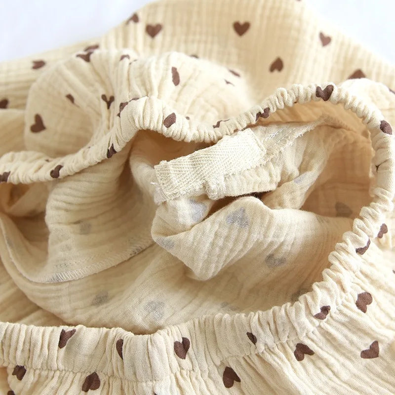 Pyjamas 2-Piece 100% Cotton Cute Bear Print