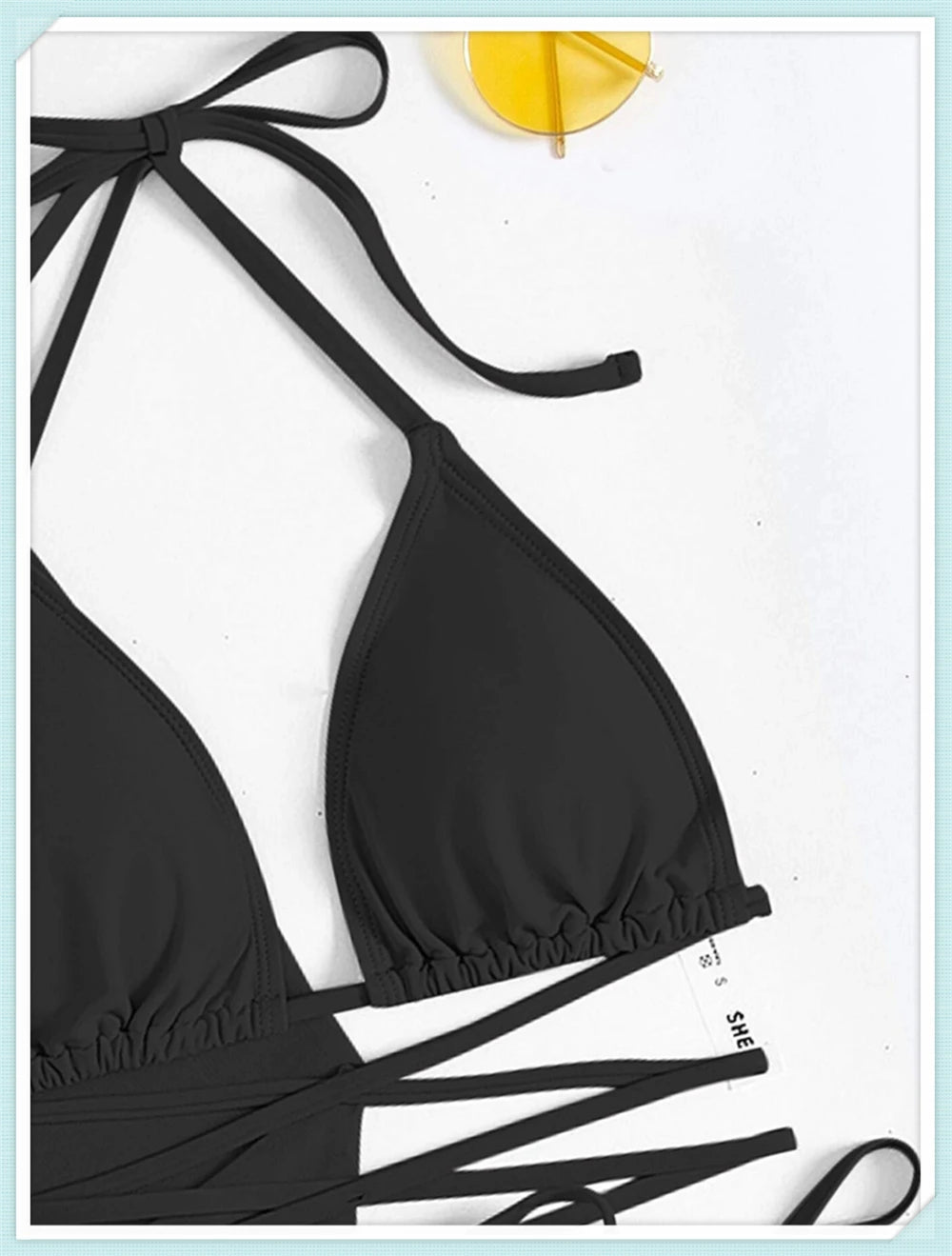 Bikinis Solid Swimwear Cover Up Swimsuit Bathing Suit Beachwear