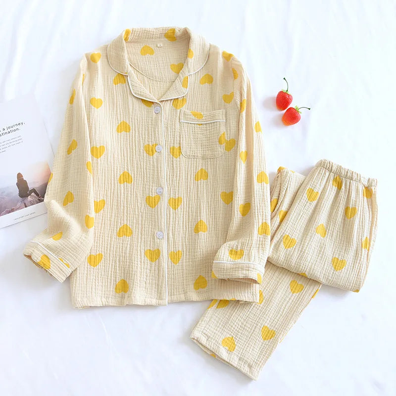 Pyjamas 2-Piece 100% Cotton Cute Bear Print
