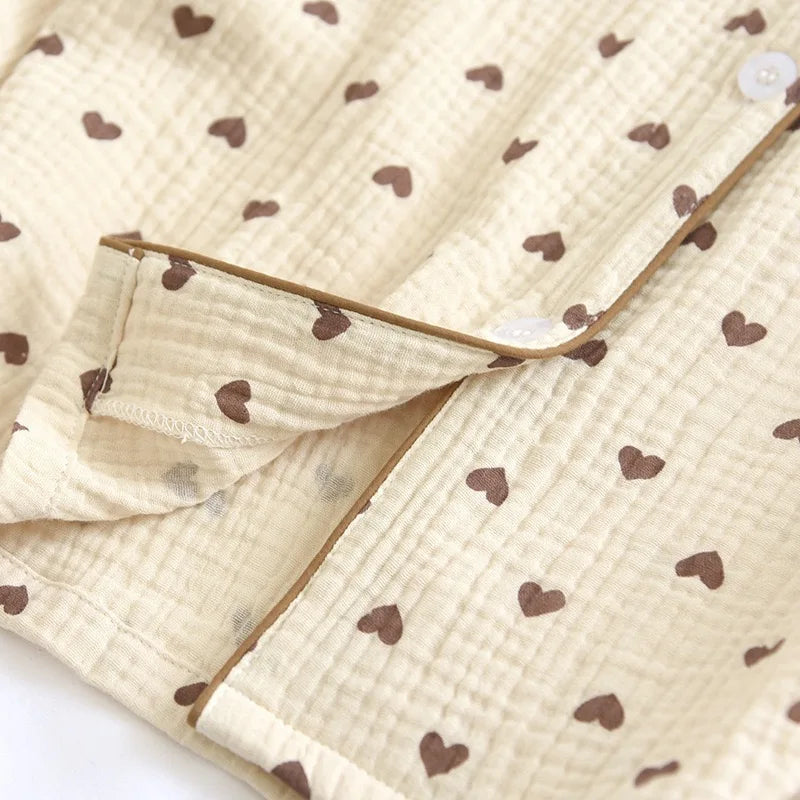 Pyjamas 2-Piece 100% Cotton Cute Bear Print