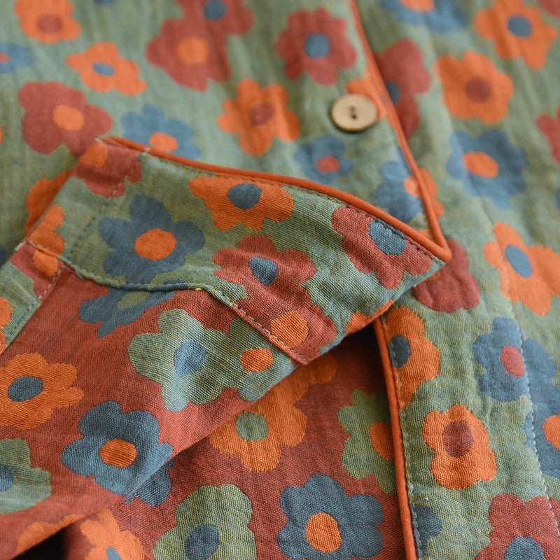 Three Piece Set Thin Crepe Ladies Short Sleeves+Shorts+Pants