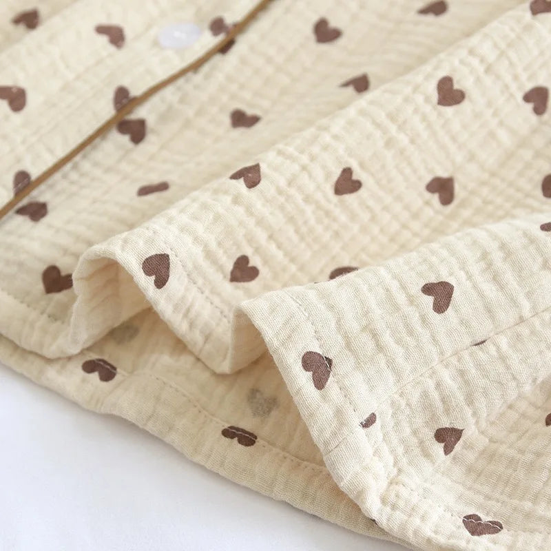 Pyjamas 2-Piece 100% Cotton Cute Bear Print