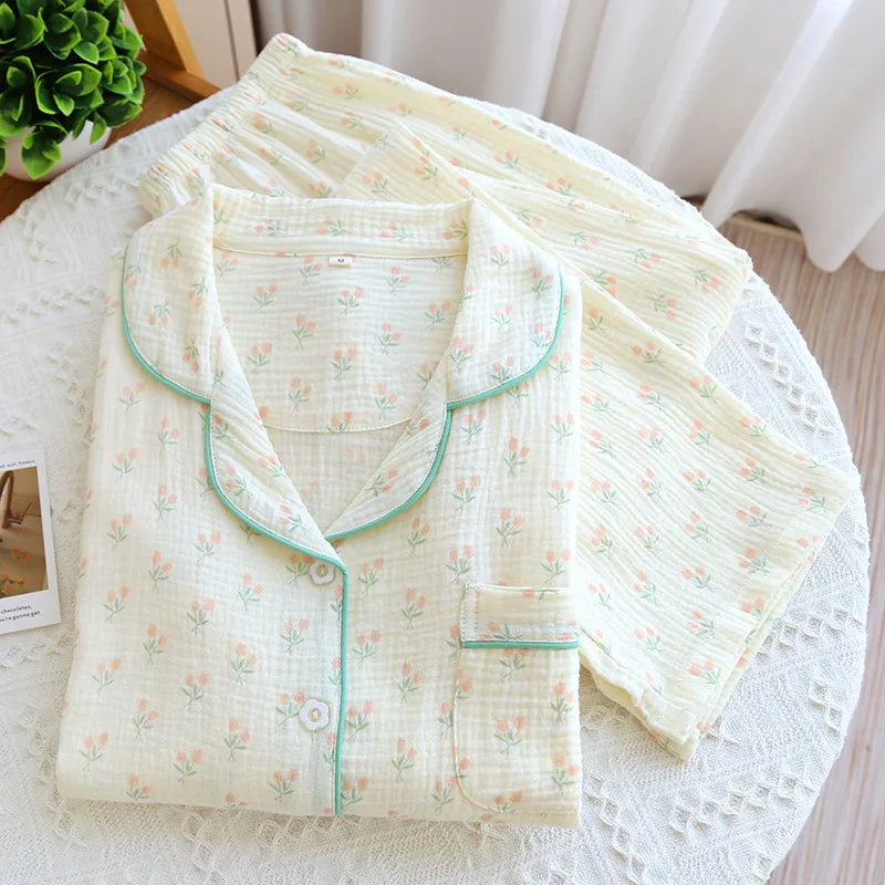 Pyjamas 2-Piece 100% Cotton Cute Bear Print