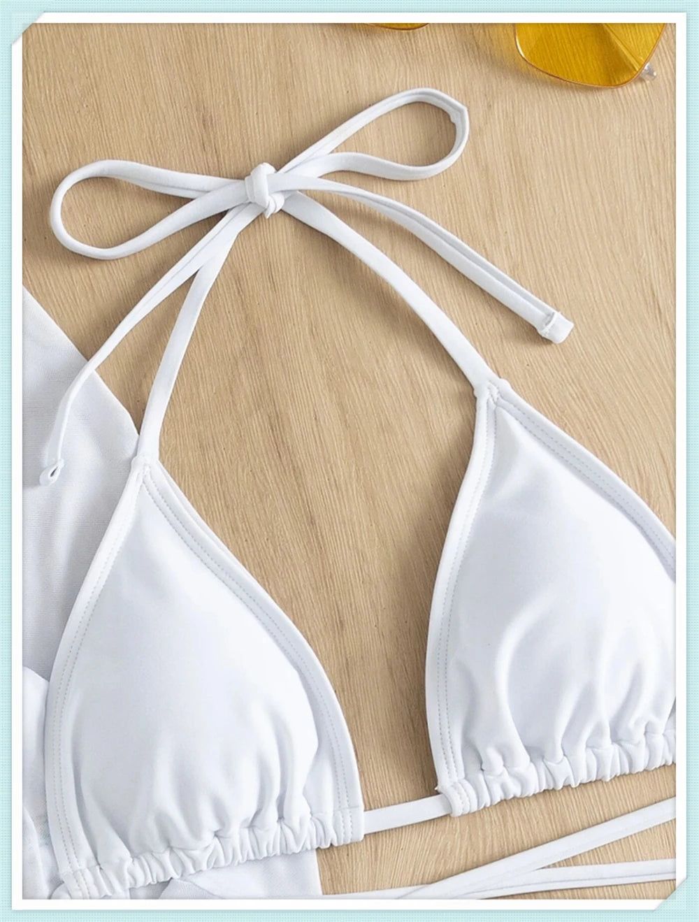 Bikinis Solid Swimwear Cover Up Swimsuit Bathing Suit Beachwear